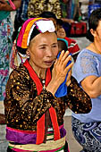 Yangon Myanmar. Pilgrims to Shwedagon Pagoda. 
